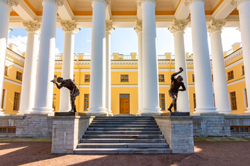 Alexander palace in Tsarskoe Selo (Pushkin), Saint Petersburg, Russia
