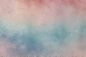 Soft Pastel Watercolor Texture with Gentle Pink and Blue Gradient