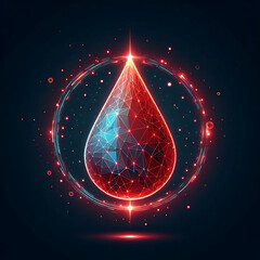World blood donor day. Donate Blood Concept Illustration Background For World Blood Donor Day. Medical sign on June 14. Donate concept with blood bag.