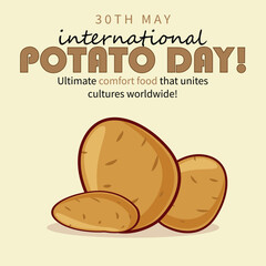 The International Day of Potato on 30 May highlights the crop’s nutritional, economic, and cultural significance, promoting sustainable farming and food security solutions worldwide.
