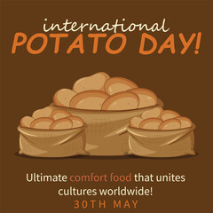 The International Day of Potato on 30 May highlights the crop’s nutritional, economic, and cultural significance, promoting sustainable farming and food security solutions worldwide.