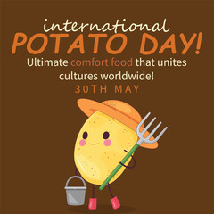 The International Day of Potato on 30 May highlights the crop’s nutritional, economic, and cultural significance, promoting sustainable farming and food security solutions worldwide.
