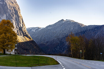 road in mountains