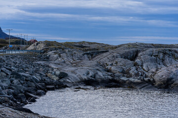 mountain landscape in winter