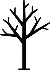 minimalist tree silhouette