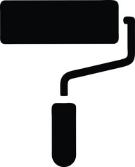 paint roller silhouette