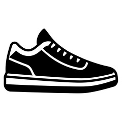 Sports sneaker icon and illustration.