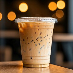 시원한 아이스 카페라테