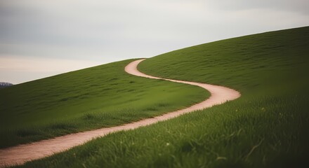 Obraz premium The Path Forward: A Journey of Growth and Opportunity