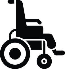 electric wheelchair silhouette