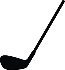 golf stick silhouette