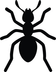 minimalist ant silhouette