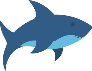 modern shark silhouette