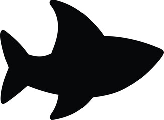 modern shark silhouette