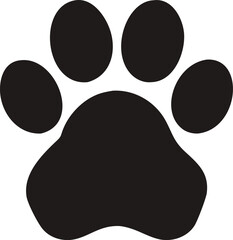 pet paw silhouette