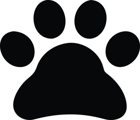 pet paw silhouette