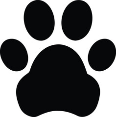 pet paw silhouette