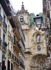 Fototapeta premium Basílica de Santa María del Coro in San Sebastián