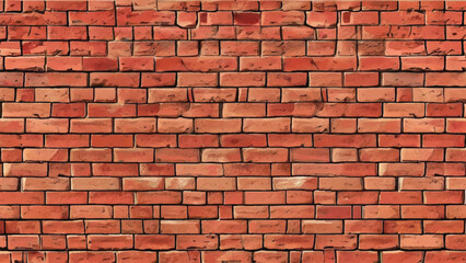 Brick wall background. Realistic brick wall vector illustration with detailed texture. Seamless brick wall.