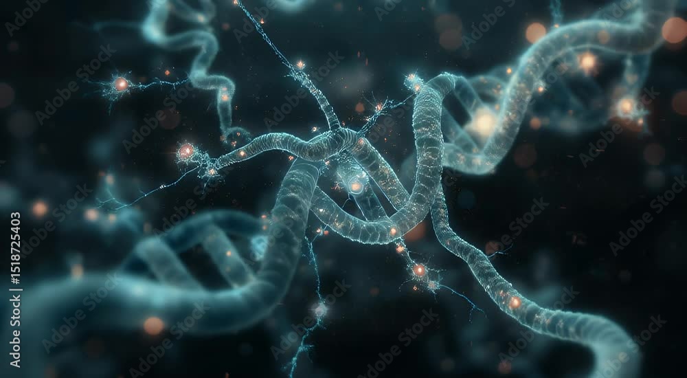 Poster dna strands of the human brain : exploring the intricate structure and neural pathways within the hu