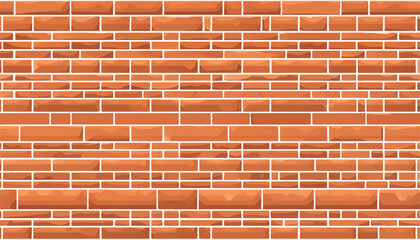 Brick wall background. Brick wall texture. Vector illustration. 