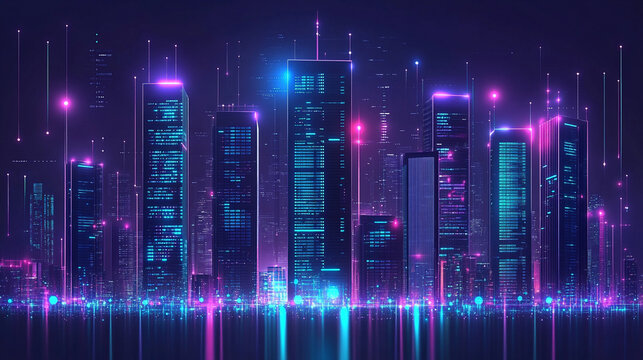 Abstract digital tech illustration depicting server logic and database systems—symbolizing data flow, information architecture, modern computing, and the backbone of digital infrastructure.
