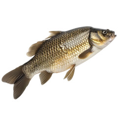 Detailed image of fish showcasing its scales and fins, highlighting its natural beauty and aquatic features. fish appears vibrant and lifelike, making it excellent representation of marine life