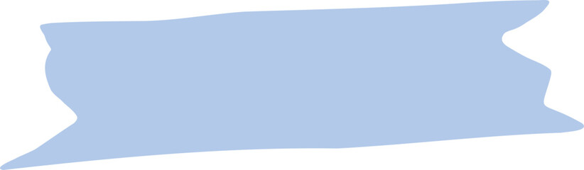 Light Blue Flat Torn Tape Strip