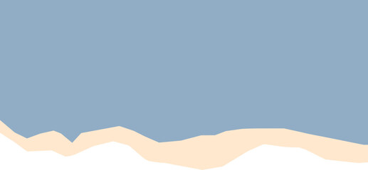 Jagged Freeform Scrap With Irregular Outline