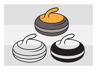 Curling Rocks SVG Silhouette Bundle, Curling Rocks Silhouette, Sports Svg, Curling Svg, Winter Sports Svg, Curling Png, Curling Svg Images, Cut Files