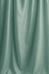 Mint Green Satin Curtain Soft Elegant Fabric Background