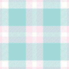 Sweet pastel plaid pattern in mint green, pink, and white.  Perfect for textile design, wallpaper, scrapbooking, or any project needing a delicate and charming background.