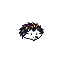 Clean and Elegant Hedgehog Logo.  Versatile Design for Creative, Tech, and Animal Brands