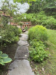 Naklejka premium Garden Walk