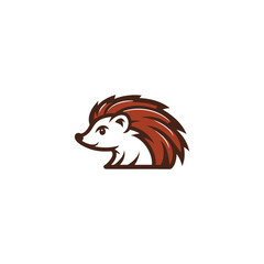 Minimalist and Modern Hedgehog Logo Design for Business Branding