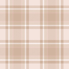 Subtle beige and cream plaid pattern.  Elegant, versatile texture ideal for websites, apparel design, or packaging.  Evokes feelings of warmth, comfort, and sophistication.