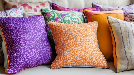 Vibrant and Colorful Throw Pillows Collection