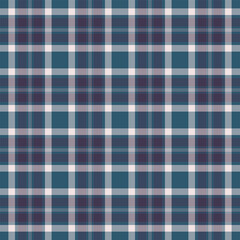 Classic plaid pattern in cool blues and purples. Seamless, versatile design. Great for backgrounds, textiles, or graphic design. Timeless aesthetic.