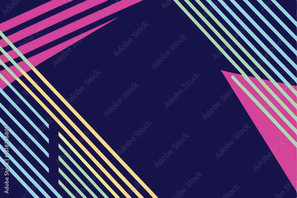 Poster colorful geometric abstract background with transparent layers suitable for design