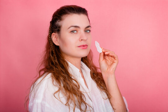 Beautiful woman with her skin care routine, spa day, skin treatment, natural beauty days, botox