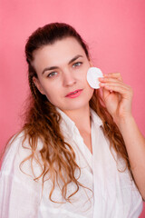 Beautiful woman with her skin care routine, spa day, skin treatment, natural beauty days, botox
