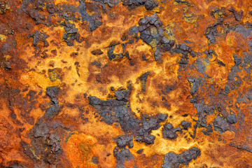 Close-Up of Rusted Iron Texture - September 20, 2011