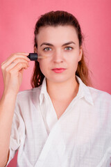 Beautiful woman with her skin care routine, spa day, skin treatment, natural beauty days, botox