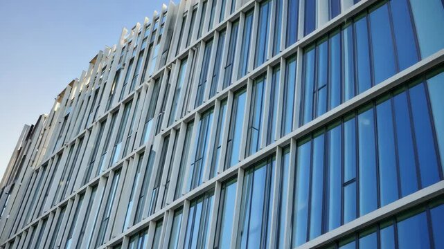 Modern office building. motion video.