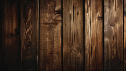 Brown wooden background. Wooden planks. Wood texture. Natural wooden wall background or texture.	