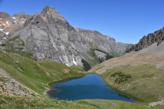 lake in the mountains