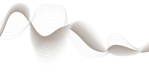 Fototapeta premium minimalist abstract background with flowing wavy lines on a white surface, creating a modern and elegant creating a wave like pattern design.