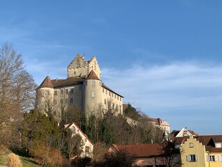 Schloss Meersburg am Bodensee in Deutschland