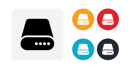 Power bank icon illustration isolated vector sign symbol