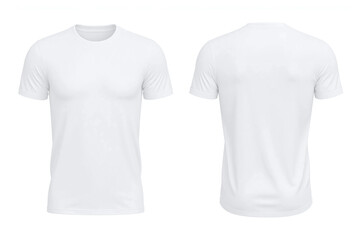 Fototapeta premium white t shirt on a white background